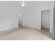 A simple bedroom with neutral carpet, white walls, and closet at 218 Waccamaw Village Dr. # 218, Myrtle Beach, SC 29579