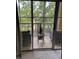 Private balcony with stylish outdoor furniture and a view of lush greenery at 2180 Waterview Dr. # 635, North Myrtle Beach, SC 29582
