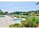 Relaxing hot tub area with river views and lush landscaping at 2180 Waterview Dr. # 635, North Myrtle Beach, SC 29582