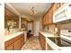 Spacious kitchen with ample countertop space, tile floors, and modern appliances at 2180 Waterview Dr. # 635, North Myrtle Beach, SC 29582