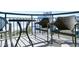 Outdoor seating area to take in beach views from the covered balcony at 2310 N Ocean Blvd. # 1107, Myrtle Beach, SC 29577