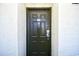 The front door to unit 1107 at 2310 N Ocean Blvd. # 1107, Myrtle Beach, SC 29577