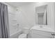 Full bathroom featuring a shower/tub combo and vanity at 238 Christiana Ln. # C, Myrtle Beach, SC 29579