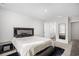 Comfortable primary bedroom features a modern design and natural light at 238 Christiana Ln. # C, Myrtle Beach, SC 29579
