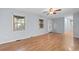 Well-lit living room featuring hardwood floors, neutral colors, and ample natural light at 238 Stonebrook Dr., Myrtle Beach, SC 29588