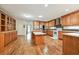 Well-lit kitchen featuring an island, modern appliances, and plenty of cabinet space at 263 Walden Lake Rd., Conway, SC 29526