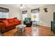 Comfortable living room with hardwood floors, ample seating, and natural light at 263 Walden Lake Rd., Conway, SC 29526