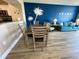 Comfortable living area with stylish seating, coastal accents, and an adjacent breakfast bar at 3000 N Ocean Blvd. # 1406, Myrtle Beach, SC 29572