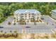 Exterior aerial view of the building and parking lot at 35 Delray Dr. # 3A, Murrells Inlet, SC 29576