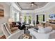 Inviting living room with neutral tones, elegant lighting, and a cozy seating area at 35 Delray Dr. # 3A, Murrells Inlet, SC 29576