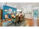 Cozy dining area with natural lighting and wood floors at 356 Lakeside Crossing Dr., Conway, SC 29526