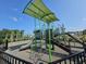Modern playground featuring slides, climbing structures, and shade for  at 3575 Ashridge Way, Conway, SC 29526