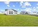 Expansive backyard featuring well-maintained lawn and lovely views of neighboring homes at 432 Rose Fountain Dr., Myrtle Beach, SC 29579