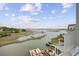 Scenic waterfront view featuring the marsh and channel at 465 Vereen Rd. # 10, Murrells Inlet, SC 29576