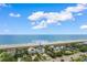 Breathtaking aerial view of an oceanfront property with direct beach access and well-maintained landscaping at 4900 N Ocean Blvd., Myrtle Beach, SC 29577