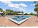 Luxurious pool and jacuzzi area surrounded by lush landscaping and a spacious deck for ultimate relaxation at 4900 N Ocean Blvd., Myrtle Beach, SC 29577