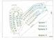 Community map featuring lot numbers and street names in a new home community at 5039 Selene Ct., Myrtle Beach, SC 29588