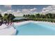 Community pool featuring lounge chairs, sunshades, and well-maintained green spaces for relaxation and enjoyment at 5039 Selene Ct., Myrtle Beach, SC 29588