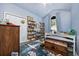 Bright and cheerful bedroom with a vaulted ceiling, playful decor, and a comfortable bed at 5149 Morning Frost Pl., Myrtle Beach, SC 29579