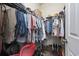 Walk-in closet providing ample storage space for an organized wardrobe at 5149 Morning Frost Pl., Myrtle Beach, SC 29579