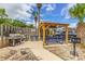 Community picnic area with barbecue grill and seating for outdoor dining at 5601 N Ocean Blvd. # C-314, Myrtle Beach, SC 29577