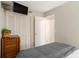 Bedroom featuring closet and tv with access to an en-suite bathroom at 5905 South Kings Hwy. # 132B, Myrtle Beach, SC 29575