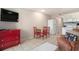 Living room with dining area, TV, kitchen access, and a comfortable seating arrangement at 5905 South Kings Hwy. # 132B, Myrtle Beach, SC 29575