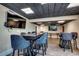 Spacious common area with a large table and comfortable seating, perfect for gatherings and entertainment at 603 S Ocean Blvd. # 1205, North Myrtle Beach, SC 29582
