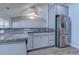 View of the kitchen featuring stainless steel appliances and granite countertops at 617 Chiswick Dr., Conway, SC 29526