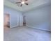 Carpeted primary bedroom with access to the bathroom and other rooms, promoting easy living at 617 Chiswick Dr., Conway, SC 29526