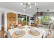 Bright dining area featuring modern light fixture and stylish decor at 639 Waterway Village Blvd # 14-I, Myrtle Beach, SC 29579