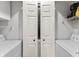 A laundry room with washer and dryer units and plenty of storage space at 639 Waterway Village Blvd # 14-I, Myrtle Beach, SC 29579
