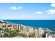 Gorgeous aerial view of buildings and ocean at 7200 N Ocean Blvd. # 553, Myrtle Beach, SC 29572
