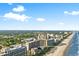 Aerial view of buildings on the coastline at 7200 N Ocean Blvd. # 553, Myrtle Beach, SC 29572