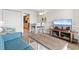 Inviting living room with a dining area, and modern furnishings at 7200 N Ocean Blvd. # 553, Myrtle Beach, SC 29572