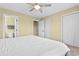 Comfortable bedroom with neutral walls and a ceiling fan at 788 Gabreski Ln. # B4, Myrtle Beach, SC 29577