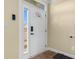 Bright foyer featuring a secure coded front door with sidelight and tiled floor at 788 Gabreski Ln. # B4, Myrtle Beach, SC 29577
