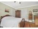 This bedroom offers great natural light, wood floors, and nice furnishings at 104 East Bay St., Georgetown, SC 29440