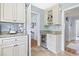 Kitchen featuring granite countertops, custom cabinetry, and modern conveniences for easy meal preparation at 104 East Bay St., Georgetown, SC 29440