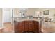 Stylish kitchen bar area seamlessly connecting the kitchen to other living spaces at 177 Baylee Circle, Galivants Ferry, SC 29544