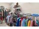 Large walk-in closet with ample storage, shelving, and hanging space for clothing and accessories at 177 Baylee Circle, Galivants Ferry, SC 29544