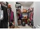 Spacious walk-in closet with organized storage for clothing, shoes, and personal items at 196 Cypress Tree Loop, Longs, SC 29568