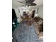 Comfortable living room with sofa, TV, and view of the kitchen at 201 Hillside Dr. N # 111, North Myrtle Beach, SC 29582