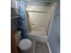 Bathroom offers a walk-in shower with a colorful curtain for added privacy at 201 Hillside Dr. N # 111, North Myrtle Beach, SC 29582