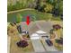 Aerial view of home, highlighting the surrounding lush landscaping and serene pond at 204 Rose Water Loop # 204, Myrtle Beach, SC 29588