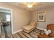 Cozy sitting room with a chaise lounge, decorative art, and comfortable seating at 2428 Little River Neck Rd. # 101, North Myrtle Beach, SC 29582