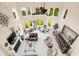 An aerial view of the great room boasting soaring ceilings and abundant natural light at 2715 Ships Wheel Dr., North Myrtle Beach, SC 29582