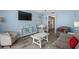 Open-concept living and dining area, with a view into the kitchen at 2801 S Ocean Blvd. # 835, North Myrtle Beach, SC 29582