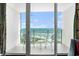 Balcony with seating offers breathtaking views of the ocean and beach at 300 N Ocean Blvd. # 723, North Myrtle Beach, SC 29582