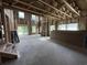 Living room features a large window and sliding glass door ready for completion at 3038 Palma Way, Myrtle Beach, SC 29579